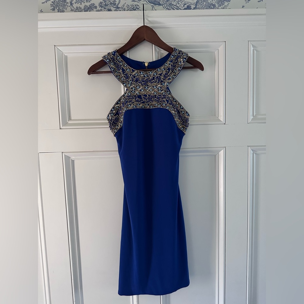 Macduggal sequin beaded formal dress- 4